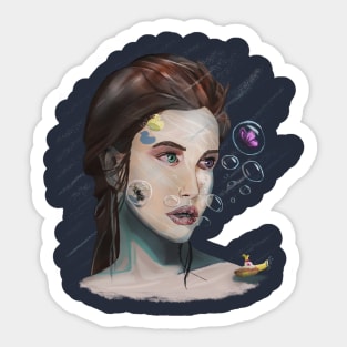 drowned Sticker